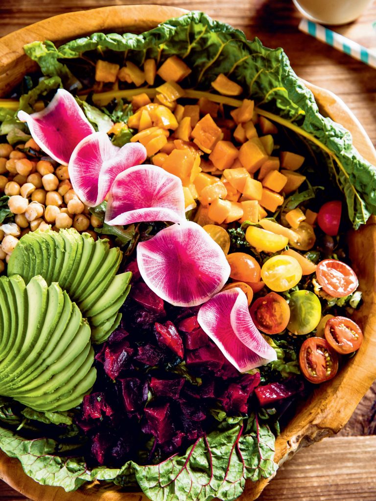 The Malibu Farm Rainbow Chopped Salad
