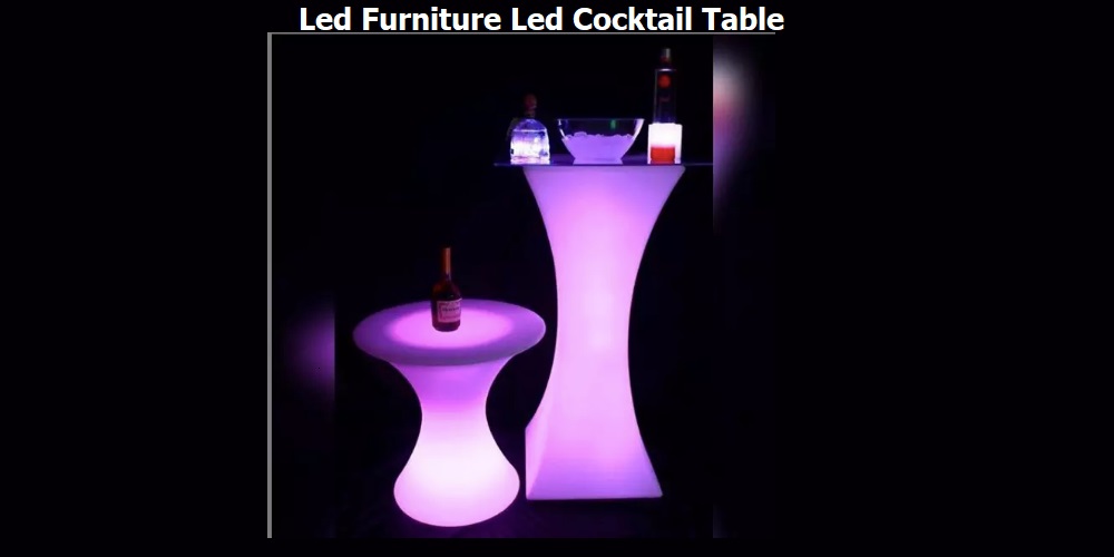 LED Furniture the Future of Home Furnishings